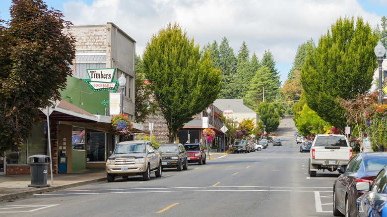 Main Street, Toledo, Oregon