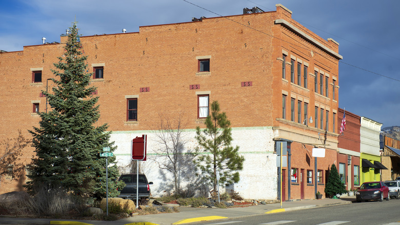 A street in downtown Mancos