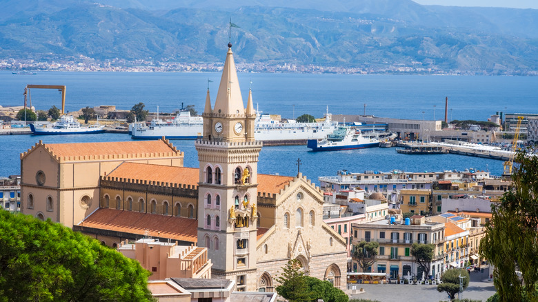 Messina old town and seafront