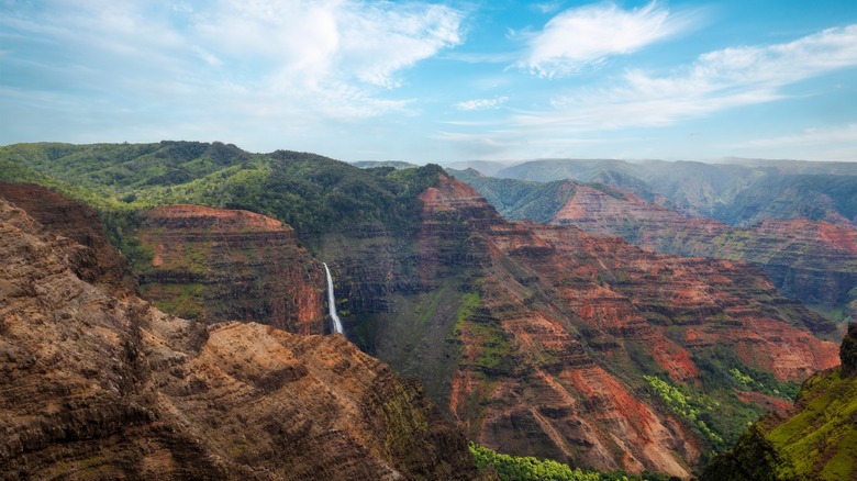 Panoramic view of Waimea Canyon State Park