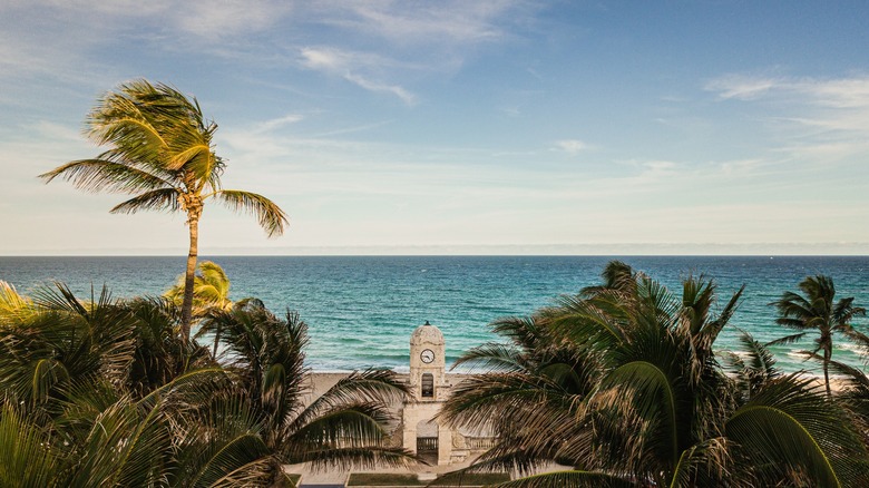 Aerial view of Palm Beach, Florida