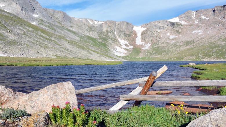 Mount Blue Sky's Summit Lake