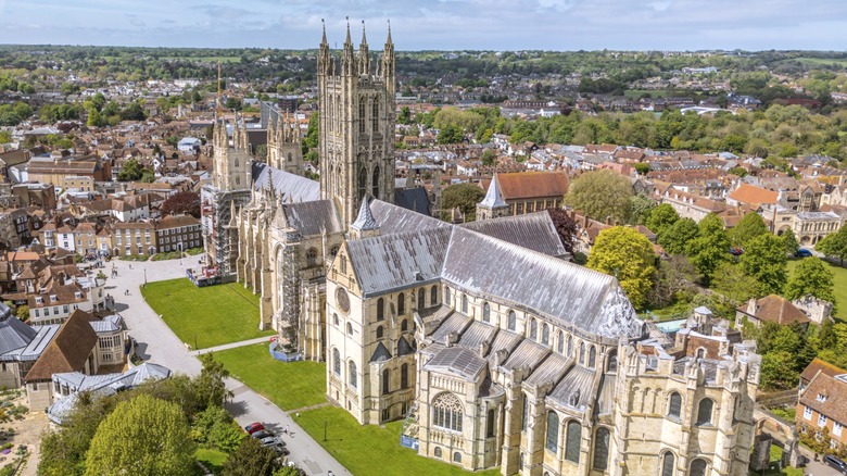 Canterbury cathedral skyline