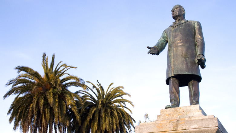 Statue of President McKinley in Arcata, CA, since removed