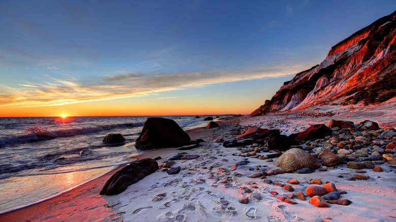 The cliffs of Martha's Vineyard