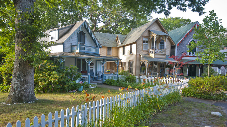 Victorian-style cottages on Martha's Vineyard