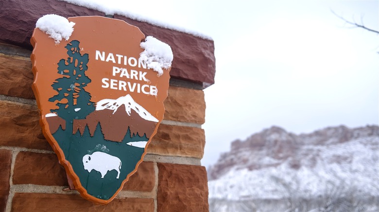 National Park Service sign