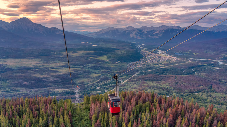 The SkyTram in Jasper National Park