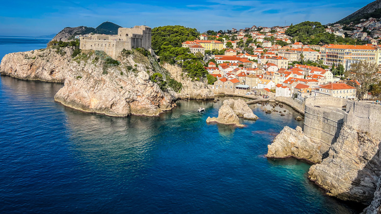 Dubrovnik Old City and Sea on a Sunny Day