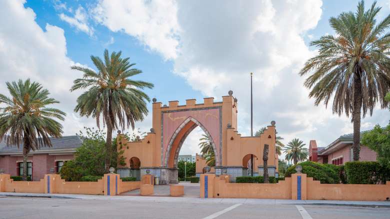 Moorish arches in Opa-Locka, Florida