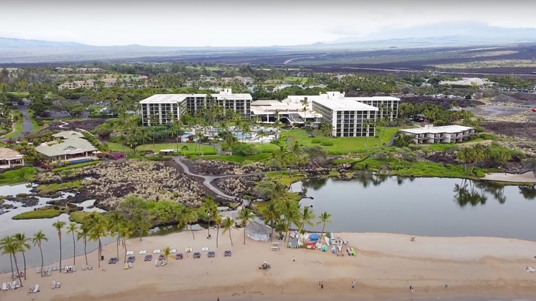 Aerial view of Waikoloa Marriott Beach Resort & Spa