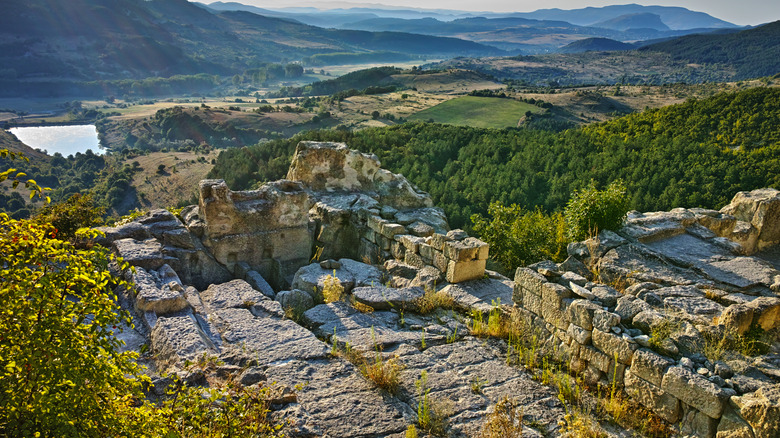 View from the ruins of Perperikon, Bulgaria