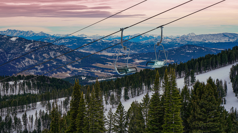 Scenic chairlift at Bridger Bowl