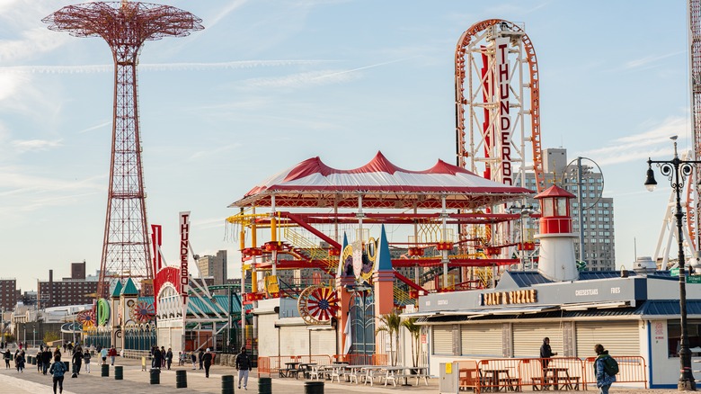 Coney Island boardwalk