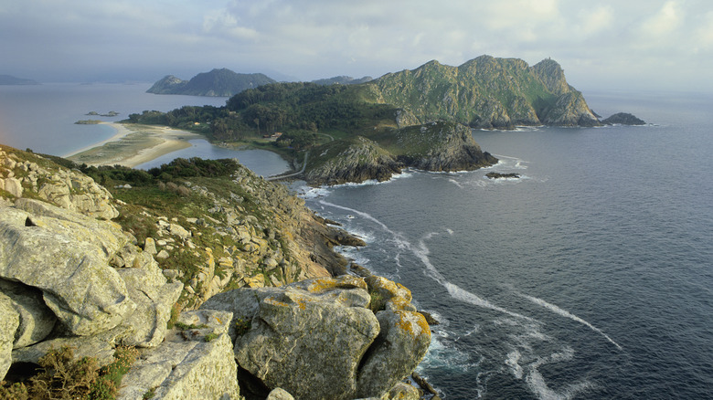 Cíes island in Spain