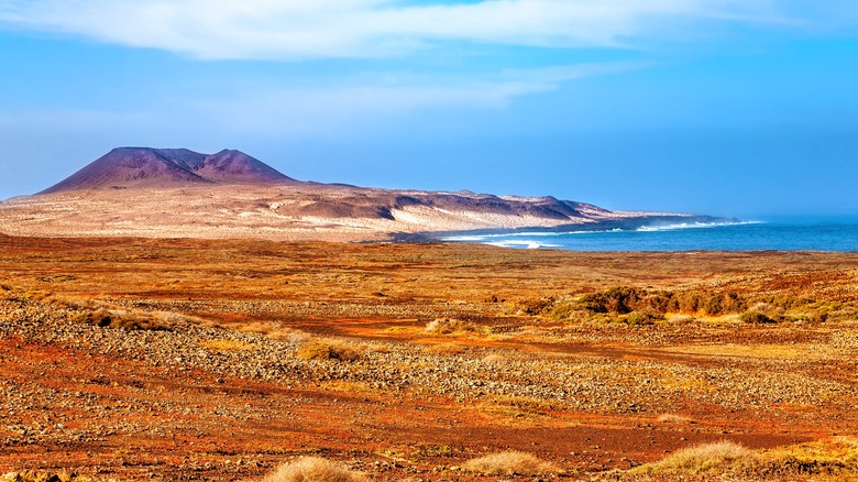 Rugged terrain of La Graciosa