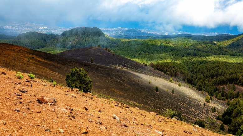 Volcanic interior of La Palma