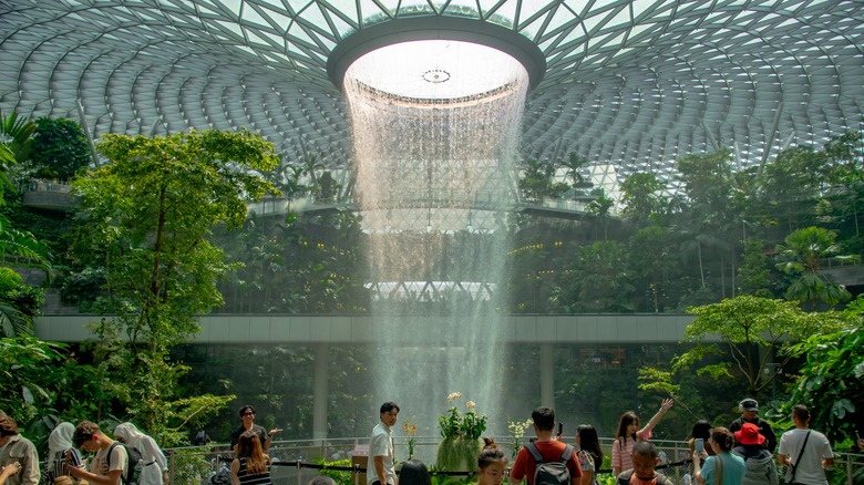 Changi Airport in Singapore