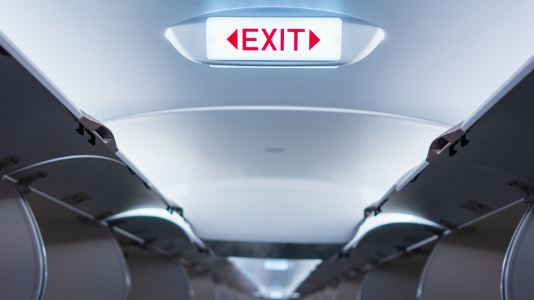 Plane emergency exit