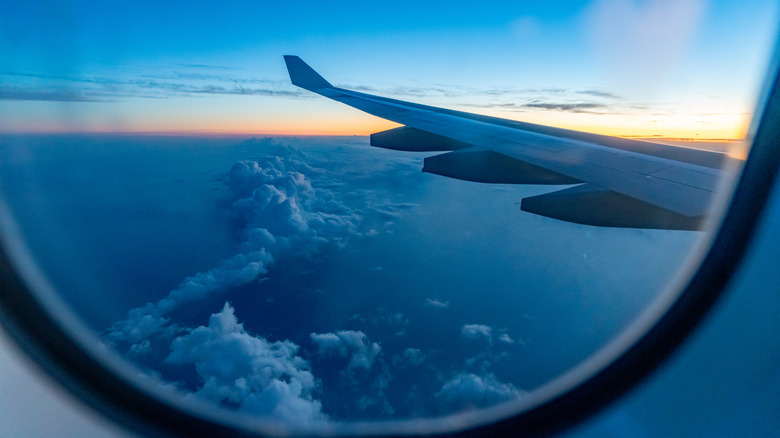 View from an airplane