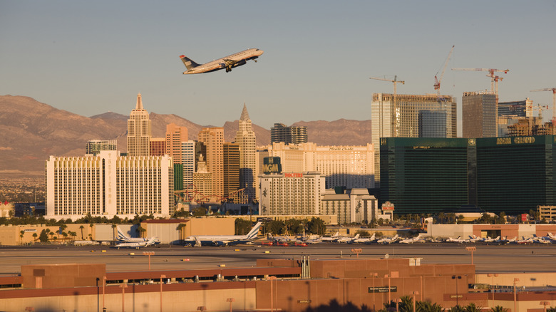 Plane at Las Vegas' airport