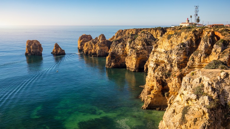 Ponta da Piedade cliffs