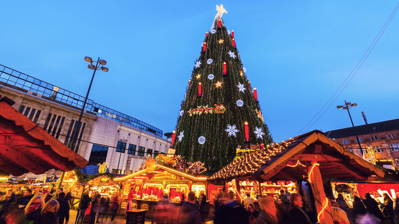 The Dortmund Christmas Market tree