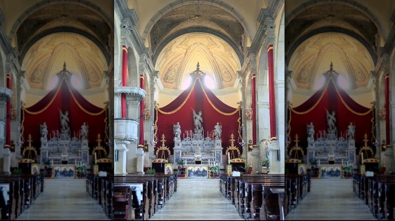 Interior of St. Euphemia, Rovigno