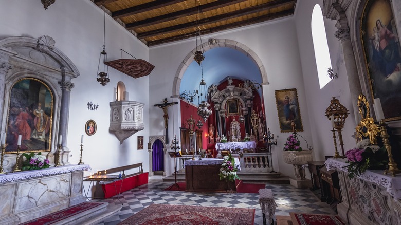 St. Nicholas' Church interior, Perast