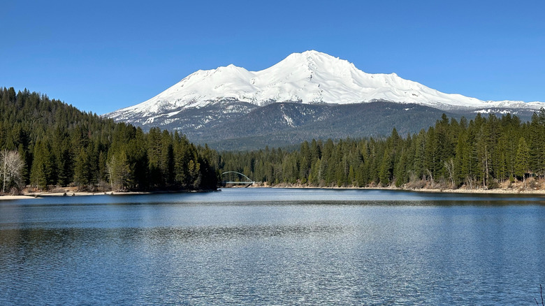 Mt Shasta from Lake Siskiyou