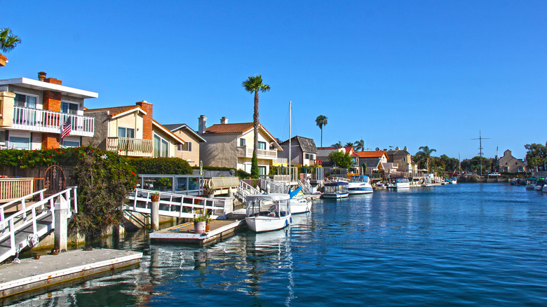 Homes by the water in Oxnard