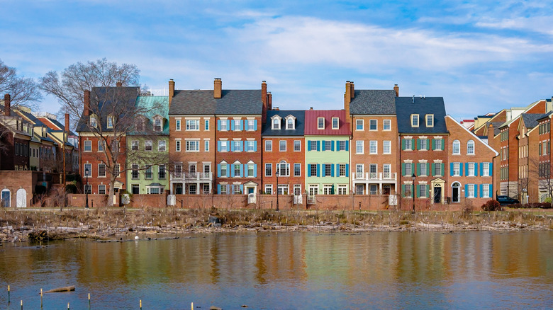 Old Town, Virginia brick homes