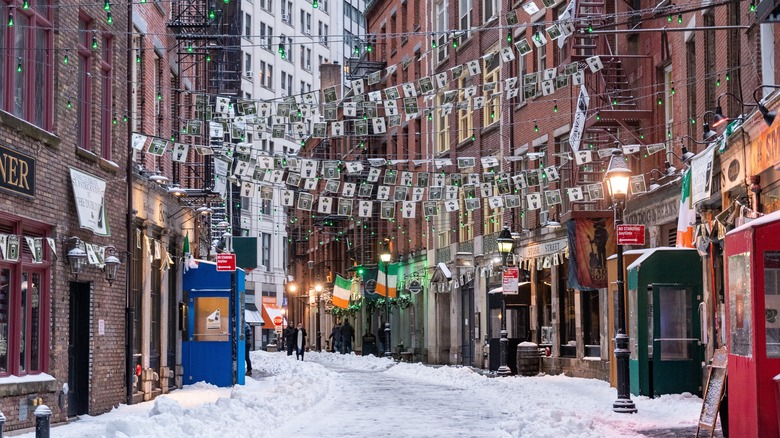 Stone Street in winter