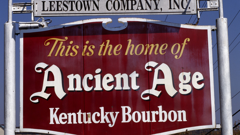 Leestown Distillery sign in Kentucky