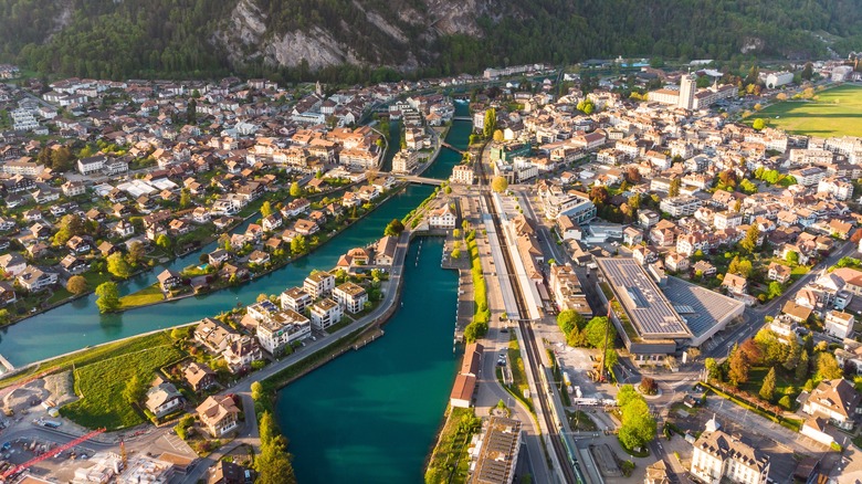 View of Interlaken from above