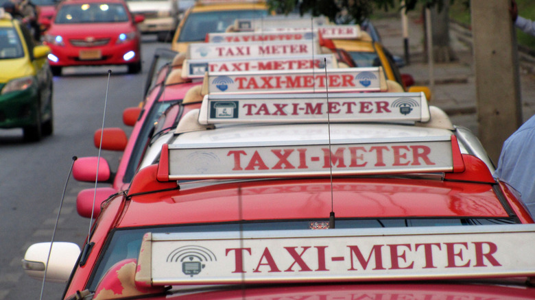 Meter taxis in Bangkok