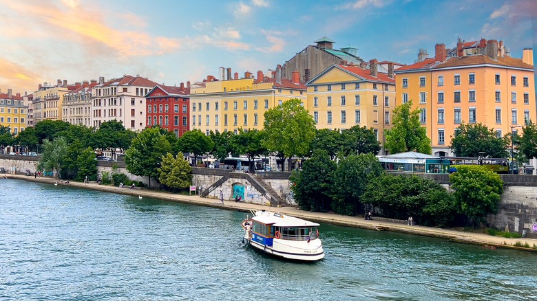 Lyon viewed from the river