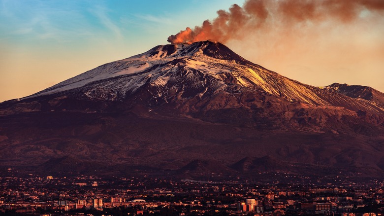 Catania in the shadow of Mt. Etna