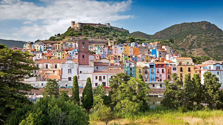 Hill village in Sardinia