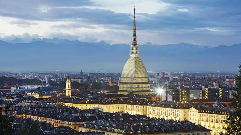 Elevated view of Turin