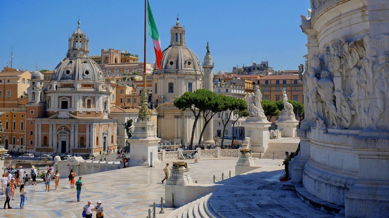 Near Piazza Venezia in Rome