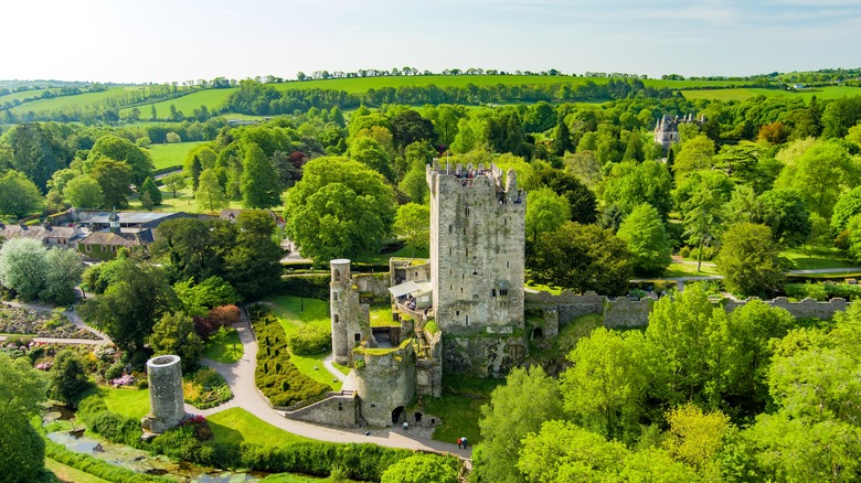 Blarney Castle during the day