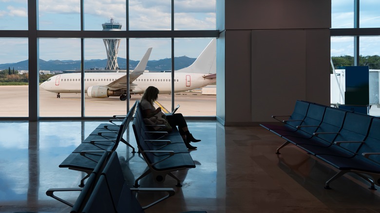 Person at airport