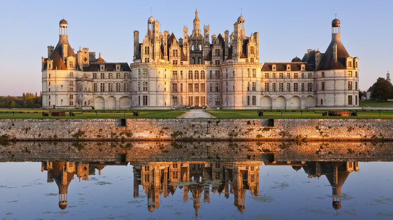 Château de Chambord and reflection