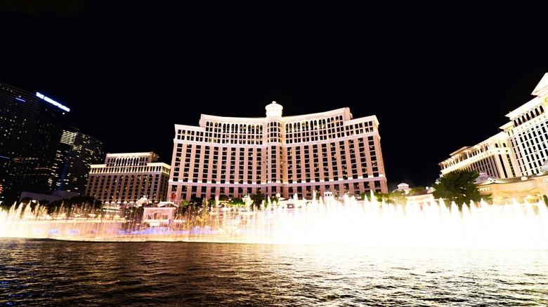 Exterior of the Bellagio in Las Vegas