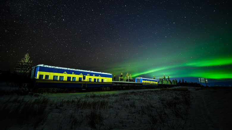 Northern lights over Healy