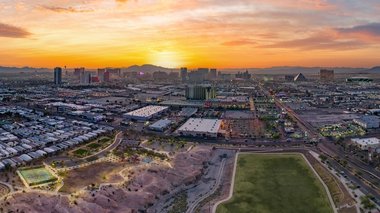 Aerial view of Las Vegas, Nevada