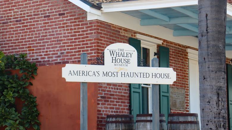 Whaley House sign