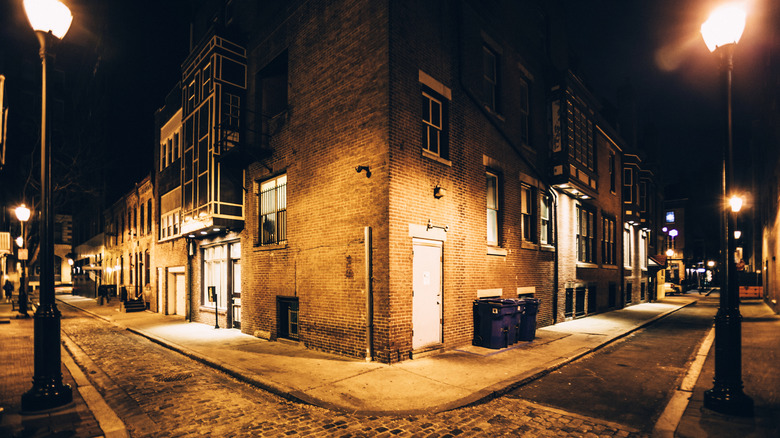 Philadelphia streets at night