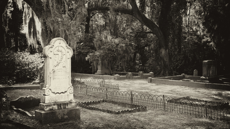 Tombstones in Savannah, Georgia